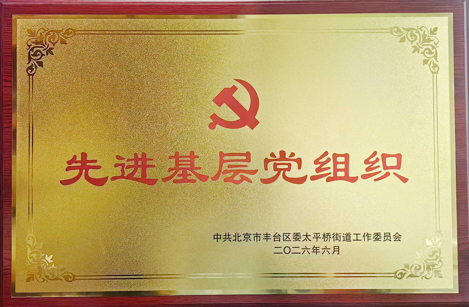 喜报｜党建引领践初心 载誉前行庆华诞——开云网页版登录入口-开云online（中国）
招标集团党支部获评辖区“优秀基层党组织”